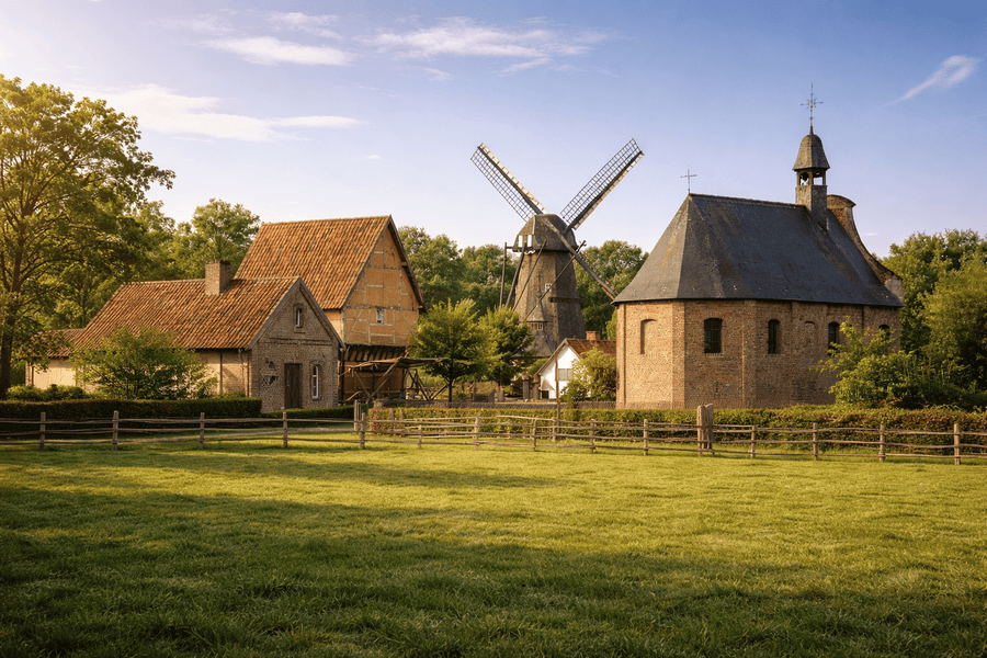 landschap architectuur Bokrijk Genk