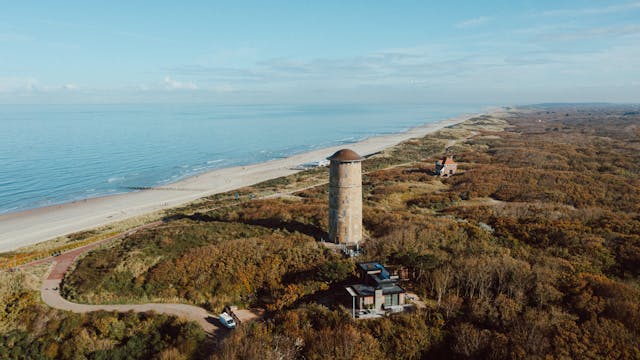 Watertoren in Domburg is een van de meest iconische bezienswaardigheden in Domburg