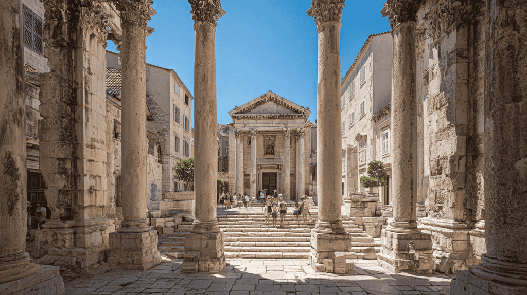 Bezienswaardigheden in split paleis